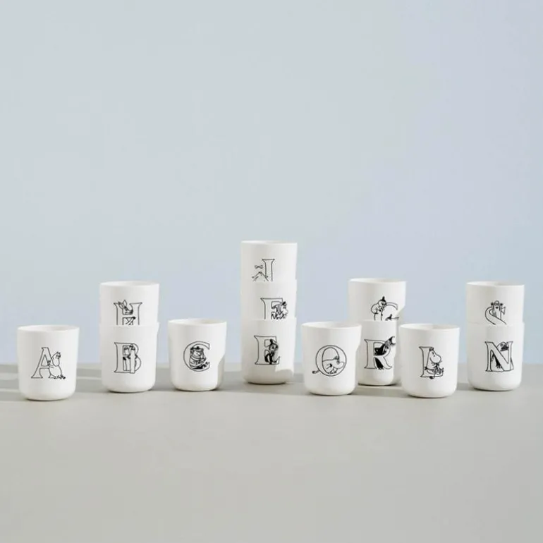 Moomin ABC krus G 20 cl hvit