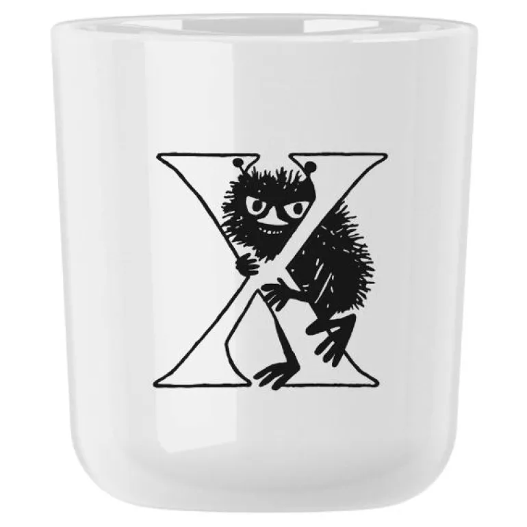 Moomin ABC krus X 20 cl hvit