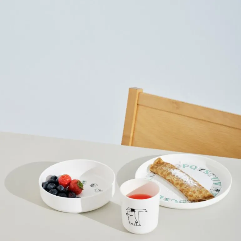 Moomin ABC tallerken 20 cm turqouise