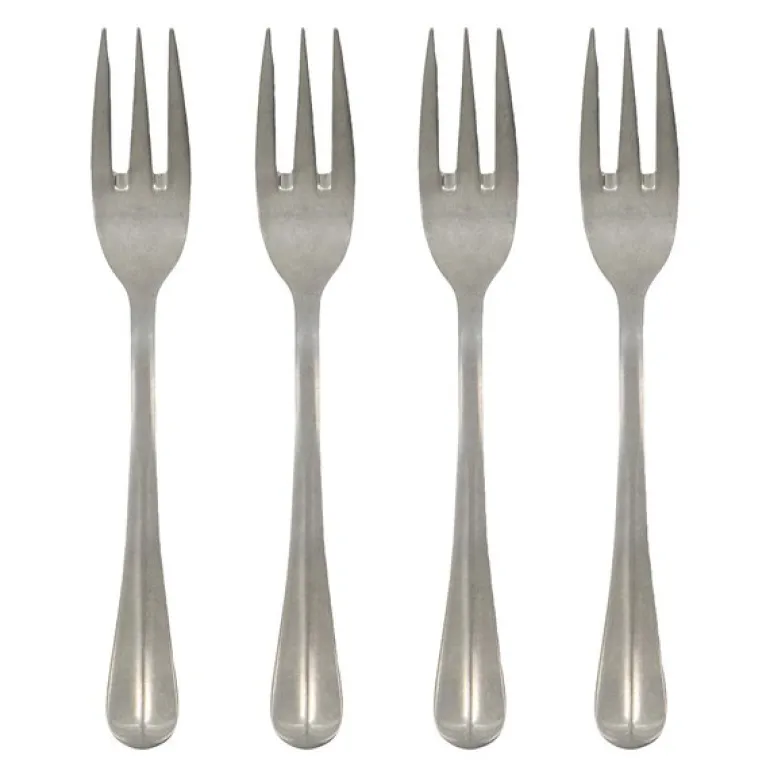 Mora kakegaffel 15 cm 4 stk sølvfinish