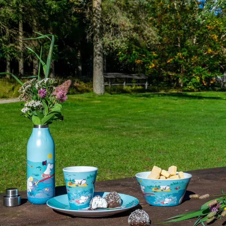 Mummi drikkebeger 25 cl moomin playing on the beach