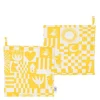 Mummi Fest gryteklut 23x23 cm 2 stk gul