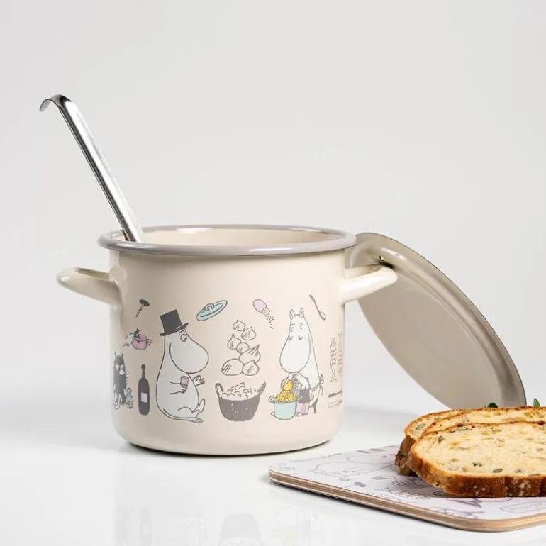 Mummi gryte med lokk 2,5L bon appétit beige