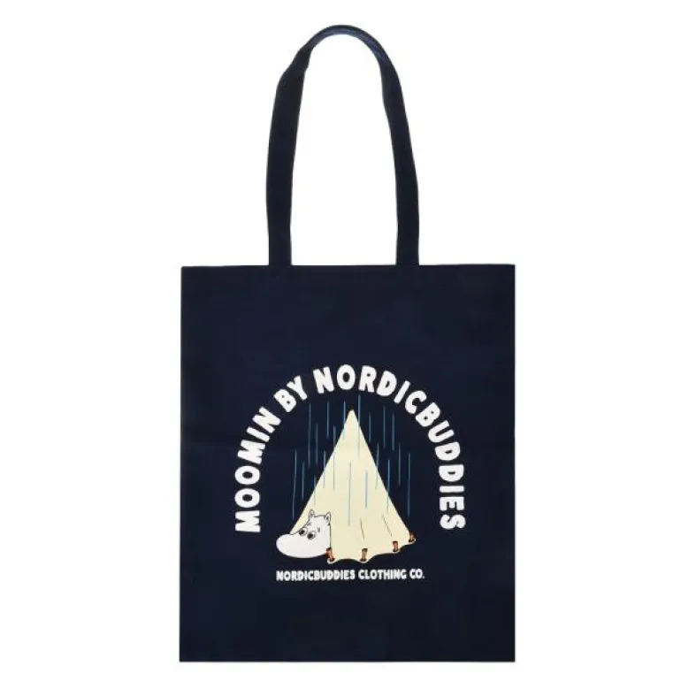 Mummi handlenett Mumintroll marineblå