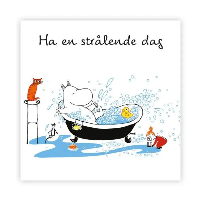 Mummi kort dobbelt Ha en strålende dag hvit