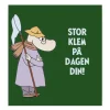 Mummi kort dobbelt Stor klem på dagen din grønn