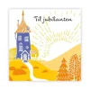 Mummi kort dobbelt Til Jubilanten oransje