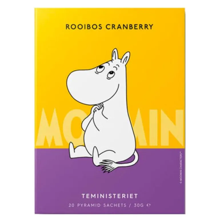 Mummi pyramideposer Mummitrollet rooibos te tranebær 20 stk
