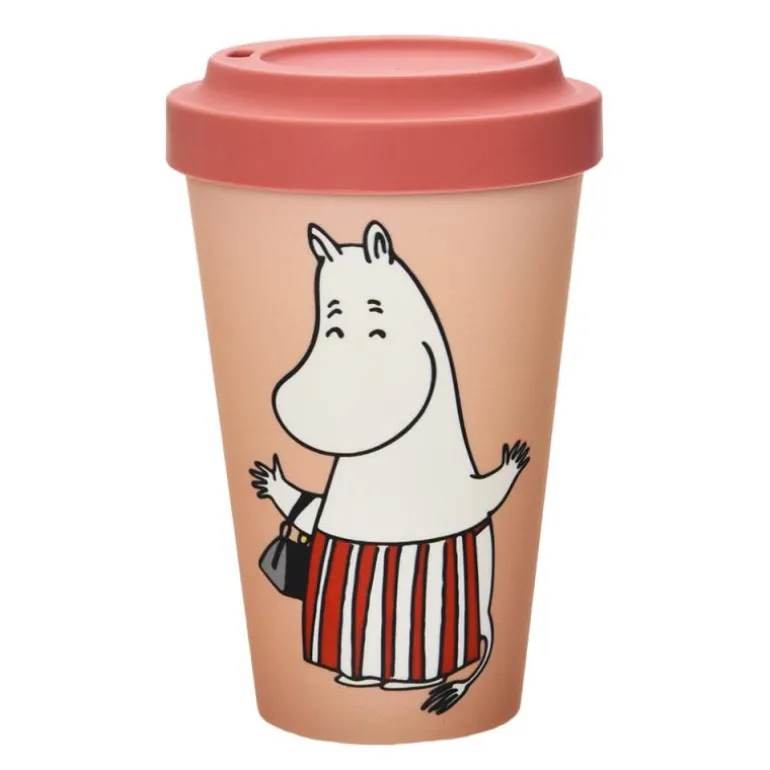 Mummi reisekopp 45 cl Mummimamma i sommerstemning beige