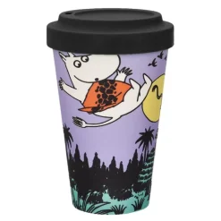 Mummi reisekopp 45 cl Mummitroll jungel lilla