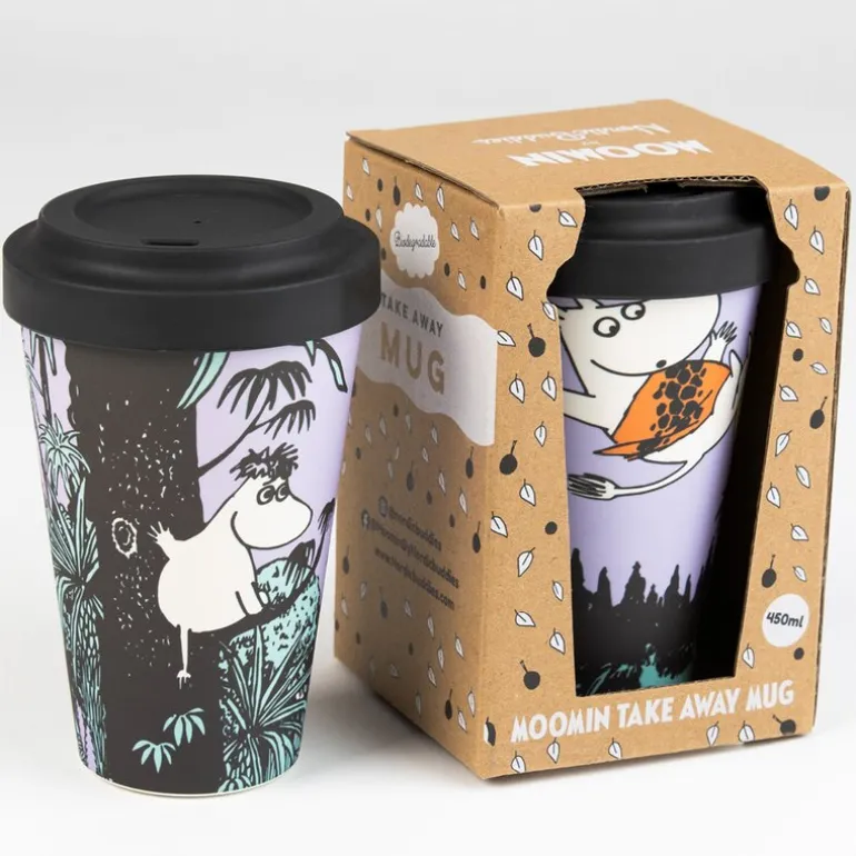 Mummi reisekopp 45 cl Mummitroll jungel lilla