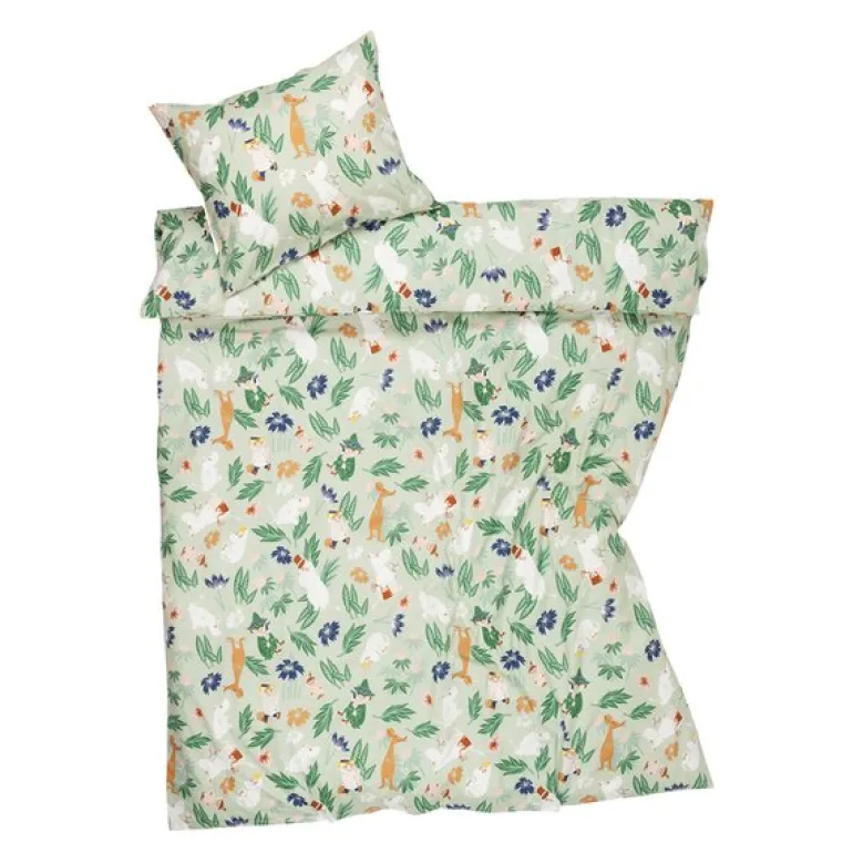 Mummi sengesett 140x200 cm blomsterhage