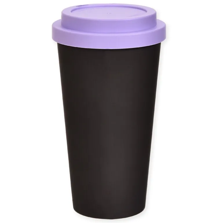 Mummi take away krus 45 cl Mummitrollet og Snorkfrøken in love svart