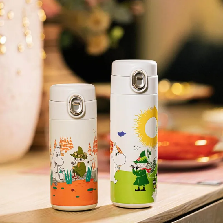 Mummi termokopp 42 cl grønn/hvit