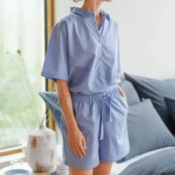 Naxos pyjamas L jeansblå