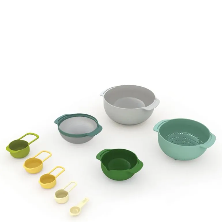 Nest9 bollesett 9 deler opal
