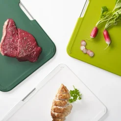 Nest skjærebrett 3 stk grønn store
