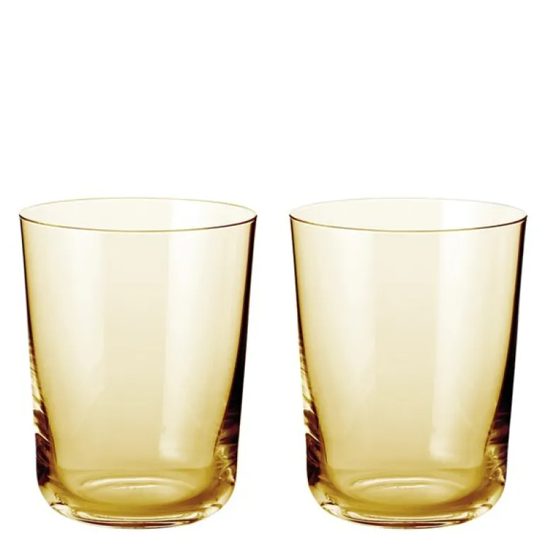 New York vannglass 34 cl 2 stk citrine