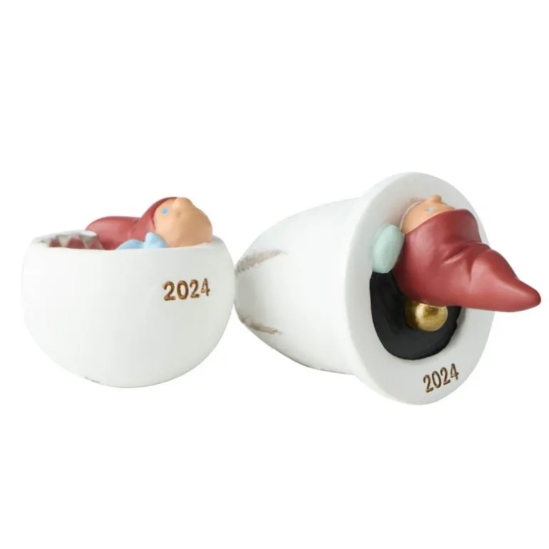 Nisserikker 2024 julepynt 8 cm