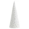 Nobili juletre 30 cm snehvit