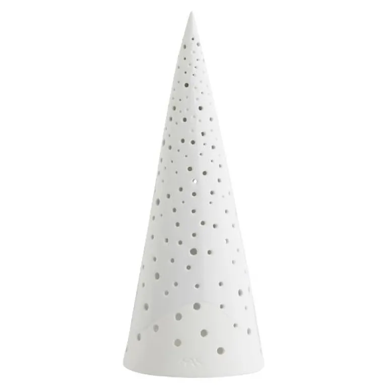 Nobili juletre 30 cm snehvit