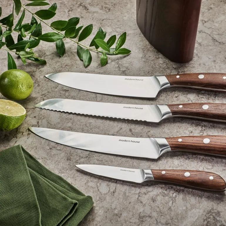 Nord brødkniv 20 cm natur/stål