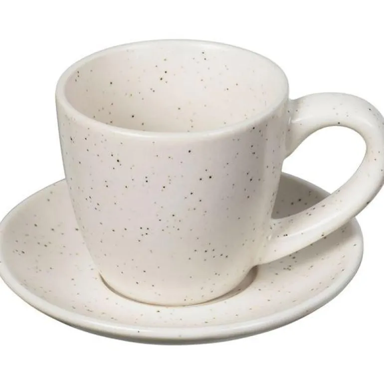 Nordic Vanilla espressokopp m/fat 5 cl kremhvit