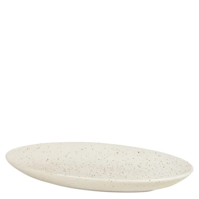 Nordic Vanilla ovalt fat 13,6x22 cm kremhvit