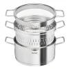 Nordica dampkoker med dampinnsats/lokk 4,8L 24 cm