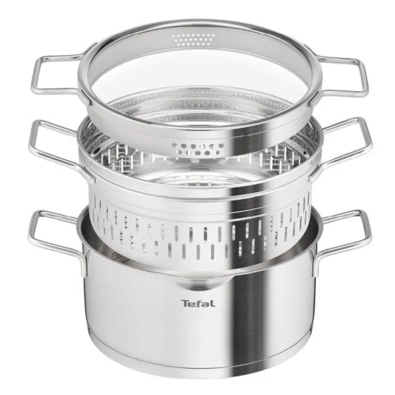 Nordica dampkoker med dampinnsats/lokk 4,8L 24 cm