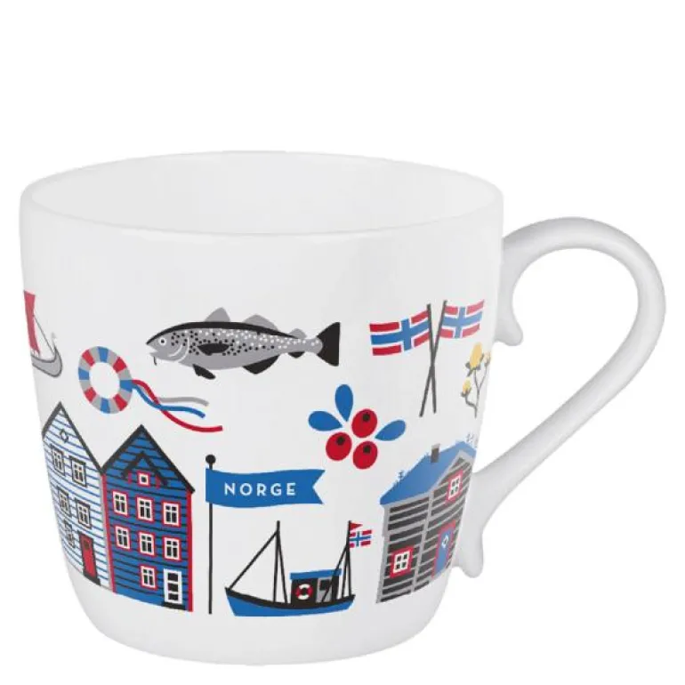 Norway Symbols krus 35 cl multi