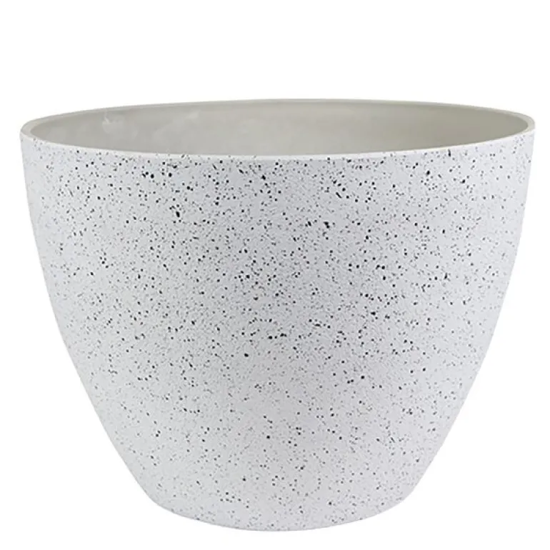 Nova blomsterpotte 43x33 cm terrazzowhite