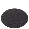 Nuno dekkebrikke 45x33 cm oval mørk grå