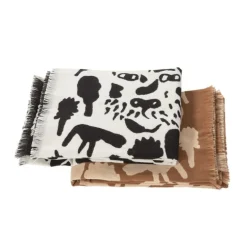 Oiva Toikka Collection pledd cheetah svart