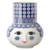 Olga vase 20 cm blå