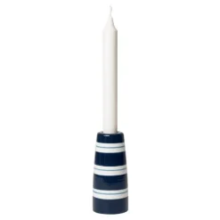 Omaggio Nuovo lysestake 12 cm mørk blå