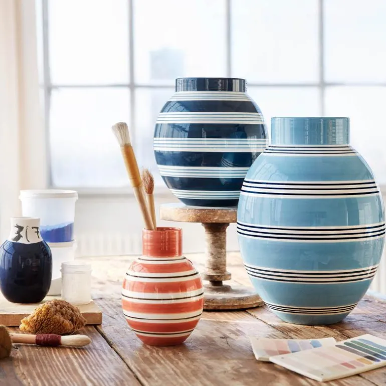 Omaggio Nuovo vase h30 cm blå
