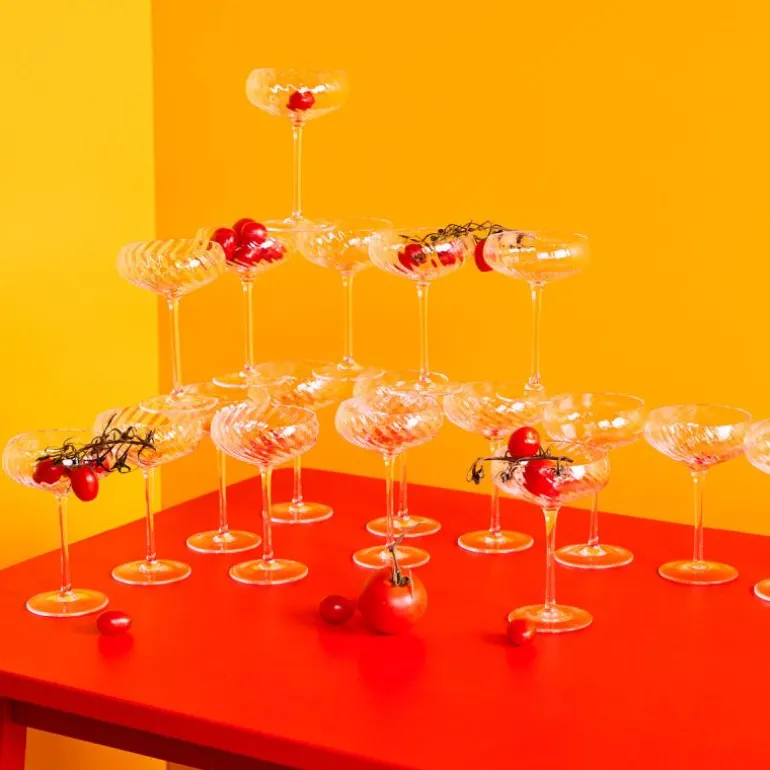 Opacity champagneglass 30 cl 2 stk klar