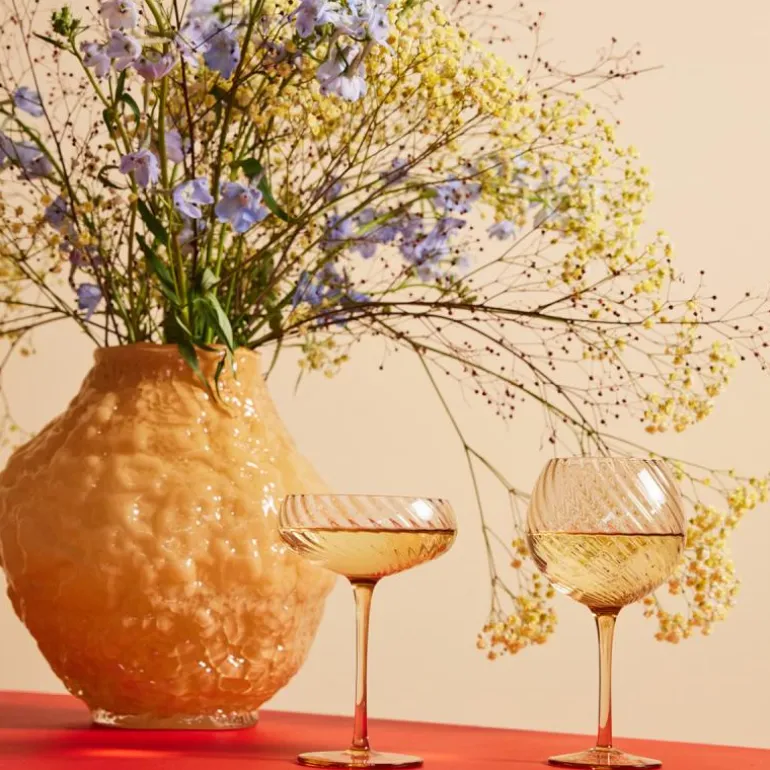 Opacity champagneglass 30 cl 2 stk fersken