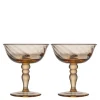 Opacity italiensk champagneglass 15 cl 2 stk fersken