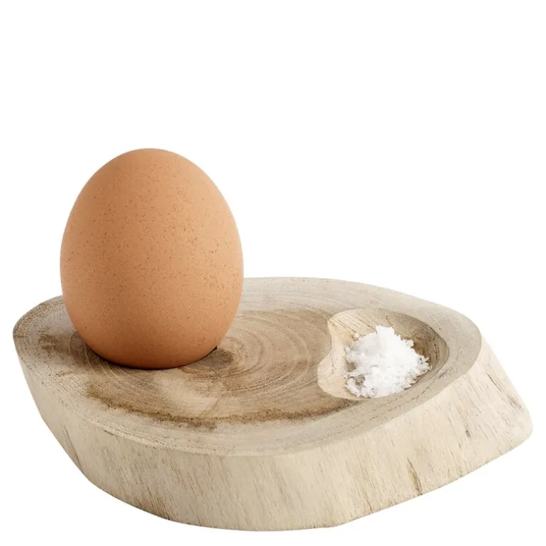 Organic eggeglass 4 stk natur
