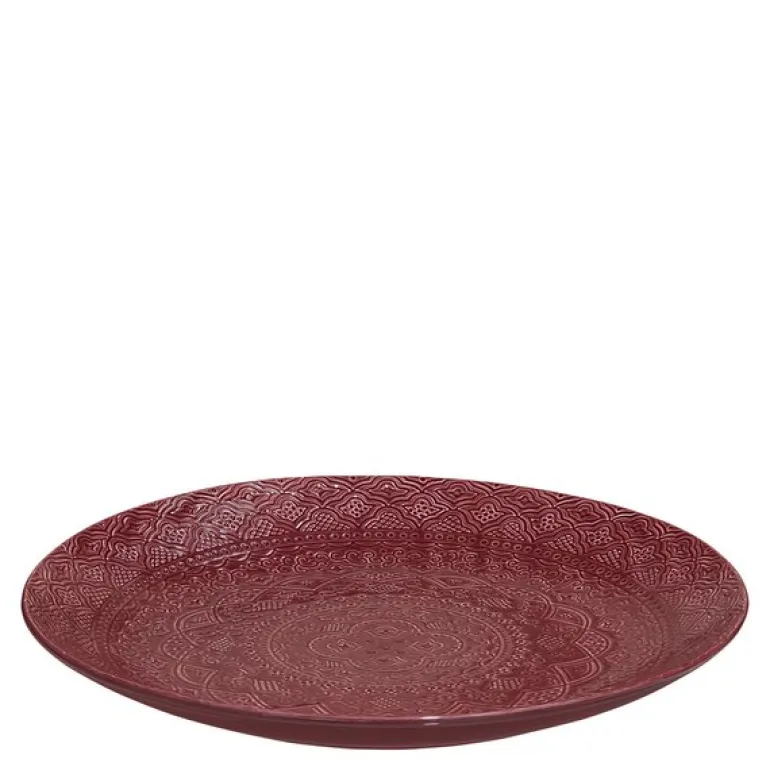 Orient fruktfat 35 cm vinrød