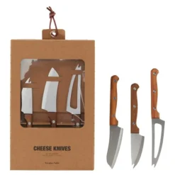 Ostekniver sett 3 stk natur