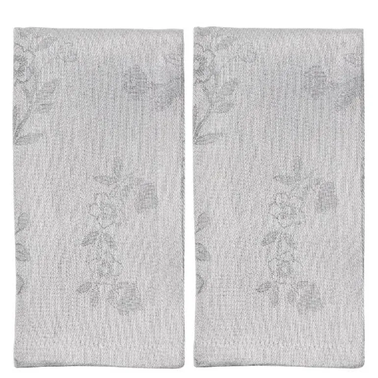 Ostindia servietter 45x45 cm 2 stk svart