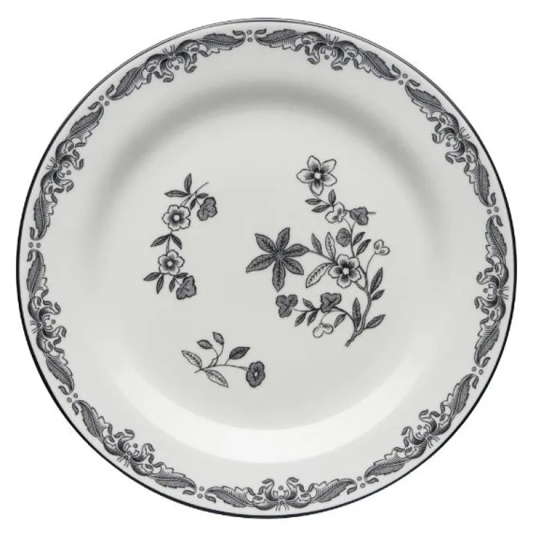 Ostindia tallerken 21 cm svart