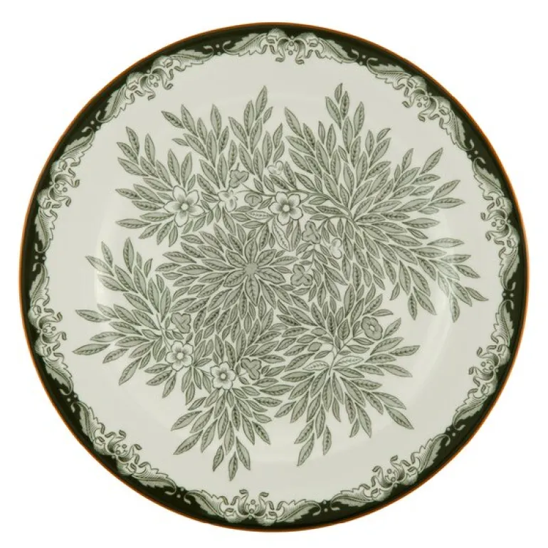Ostindia Floris tallerken 27 cm grønn