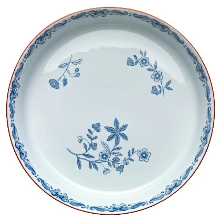 Ostindia ovnsform 28 cm blå