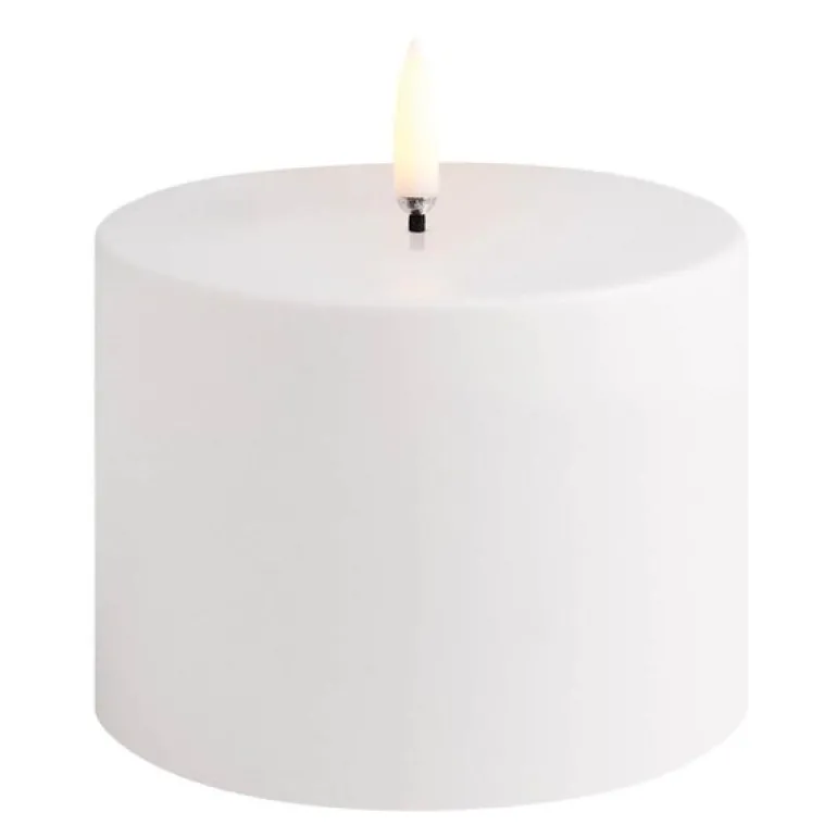 Outdoor LED-kubbelys utendørs 10,1x7,8 cm hvit