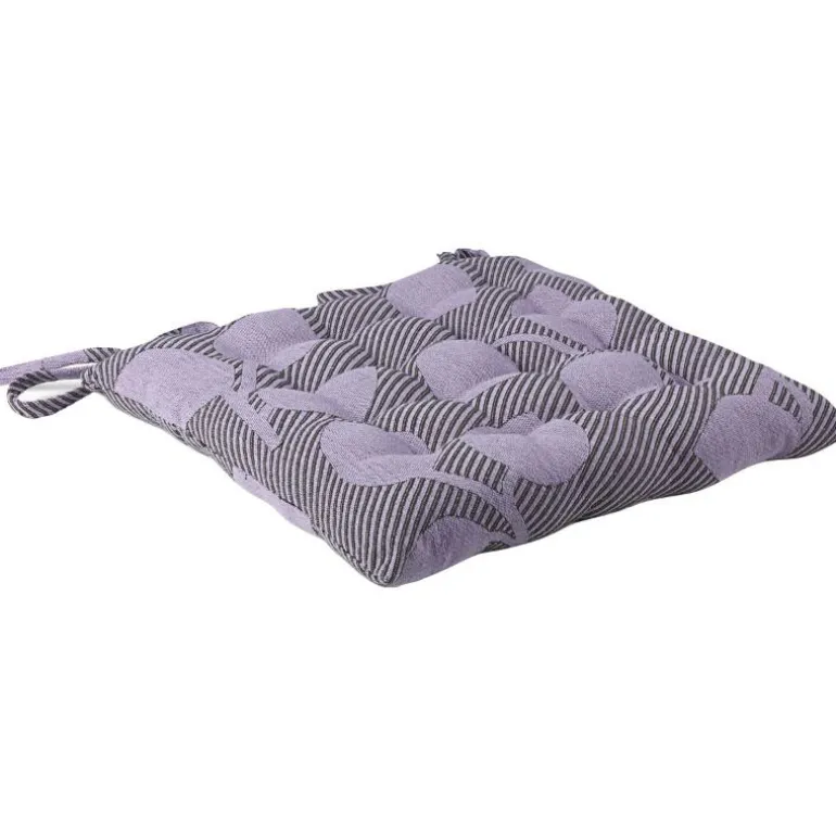Outdoor Natura pute 40x4x40 cm grønn/lavendel