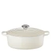 Oval gryte 4,1L meringue